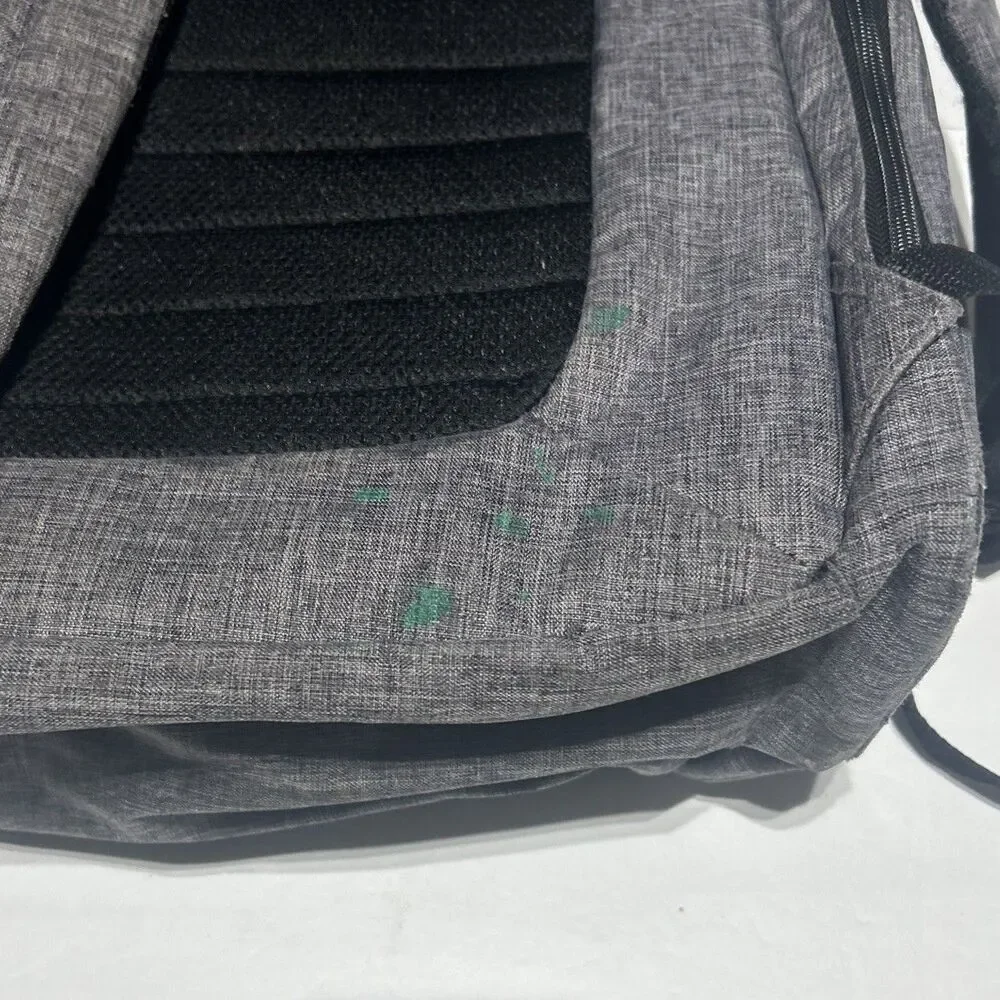 Baby Boom Gray Diaper Backpack - Multi-Pocket Travel Bag